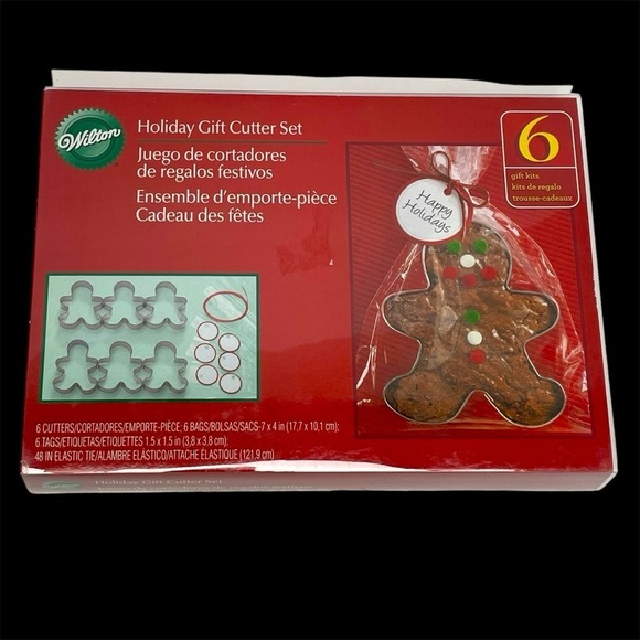 Wilton Cookie Brownie Cutters Gingerbread Man 6 Cutters - Picture 2 of 5